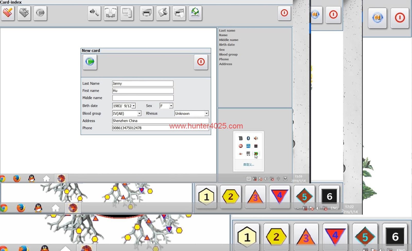 D Hunter How To Open New Patient Card Maikong Metatron Hunte