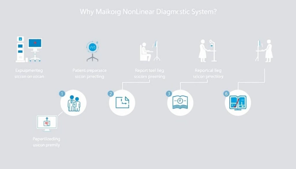 Step-by-step visual guide for using the Maikong Non-Linear Diagnostic System