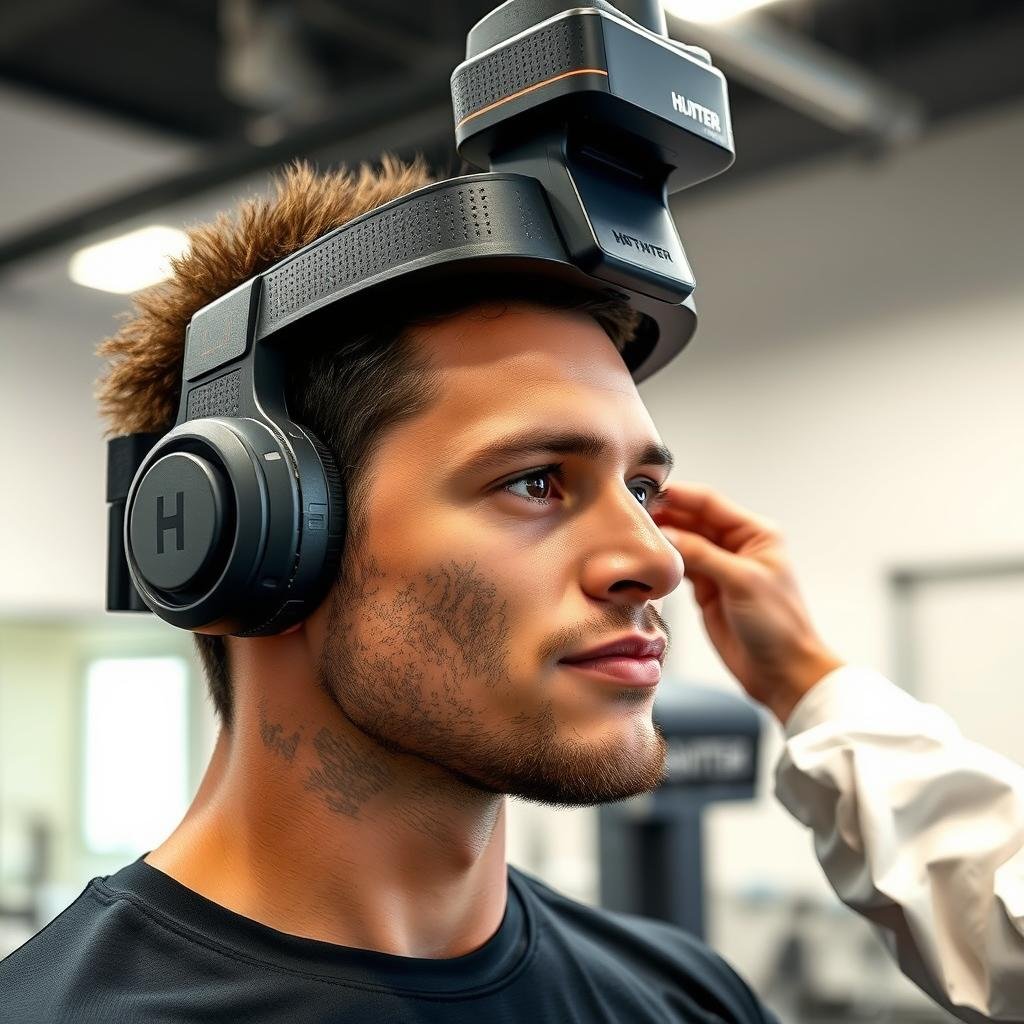 Athlete using Hunter Metatron for performance optimization