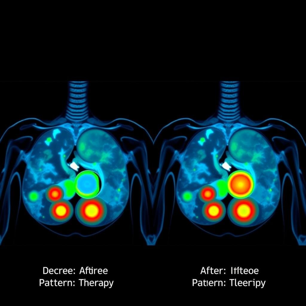 Comparative Oberon NLS scans showing health improvements over time