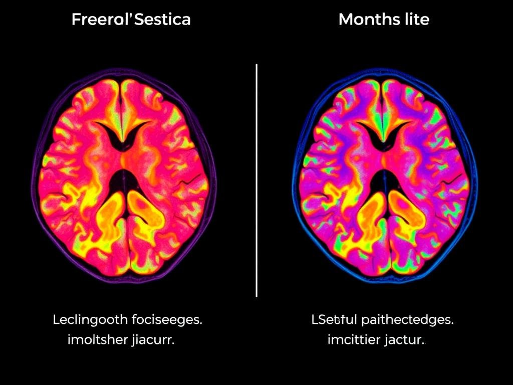 Early detection visualization showing subtle frequency changes before symptoms appear