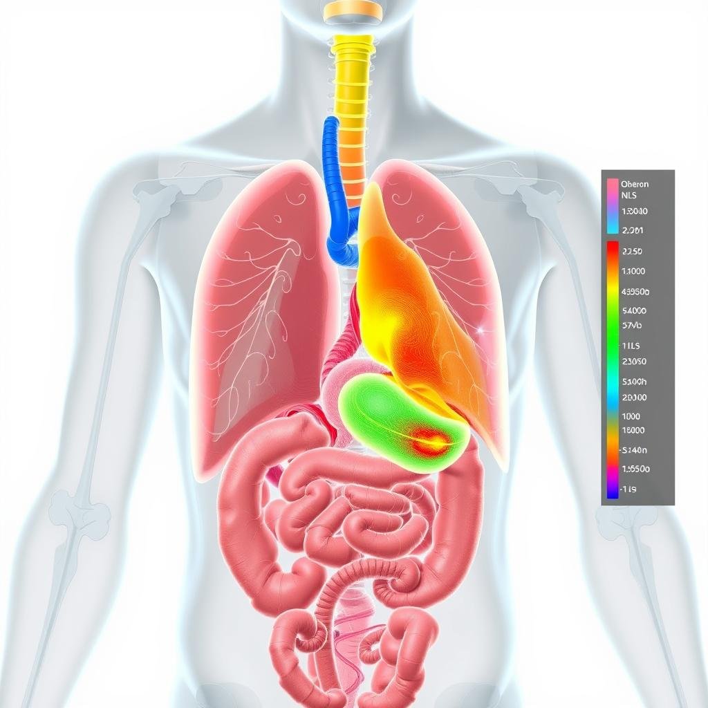 Functional organ assessment visualization from Oberon NLS system