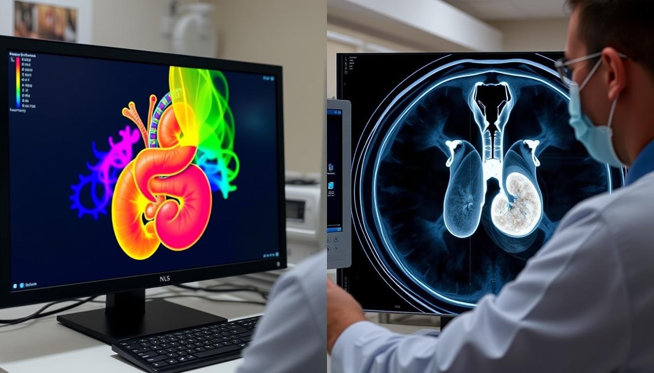 Vergleich zwischen NLS Oberon Diagnose und konventionellem MRT-Scan Vergleich zwischen NLS Oberon Diagnose und konventionellem MRT-Scan