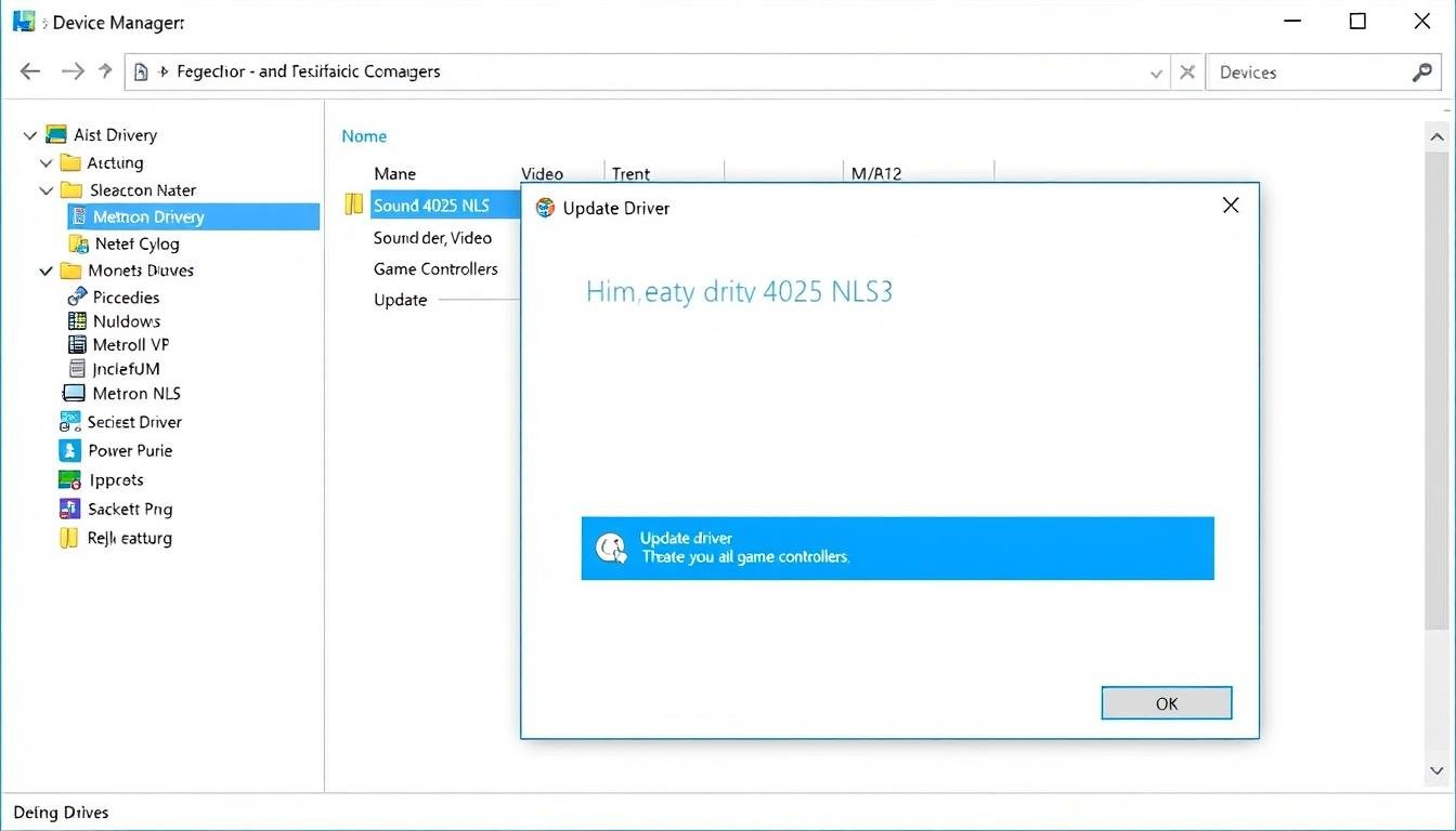 Actualización de controladores de audio para Metatron 4025 NLS sin sonido