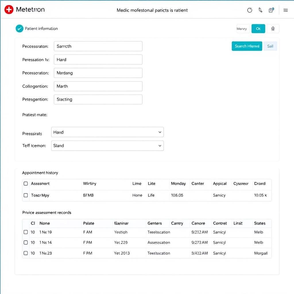 Client management interface in Metatron Hunter 4025 NLS software