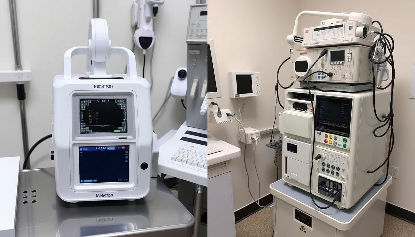 Comparison of Metatron Hunter 4025 NLS with traditional diagnostic equipment