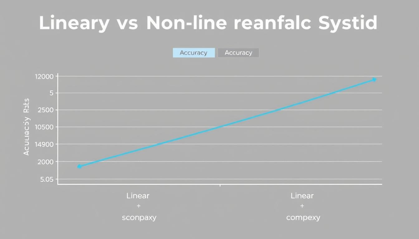 Comparison of accuracy between linear and non-linear diagnostic systems