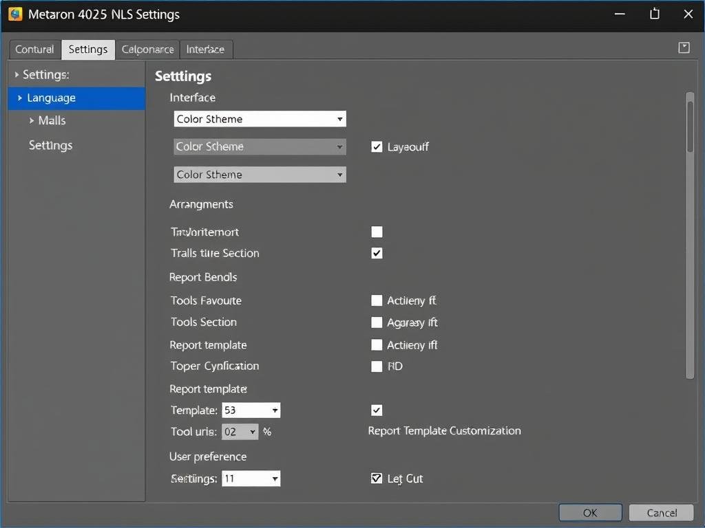 Customization options in Metatron Hunter 4025 NLS software interface