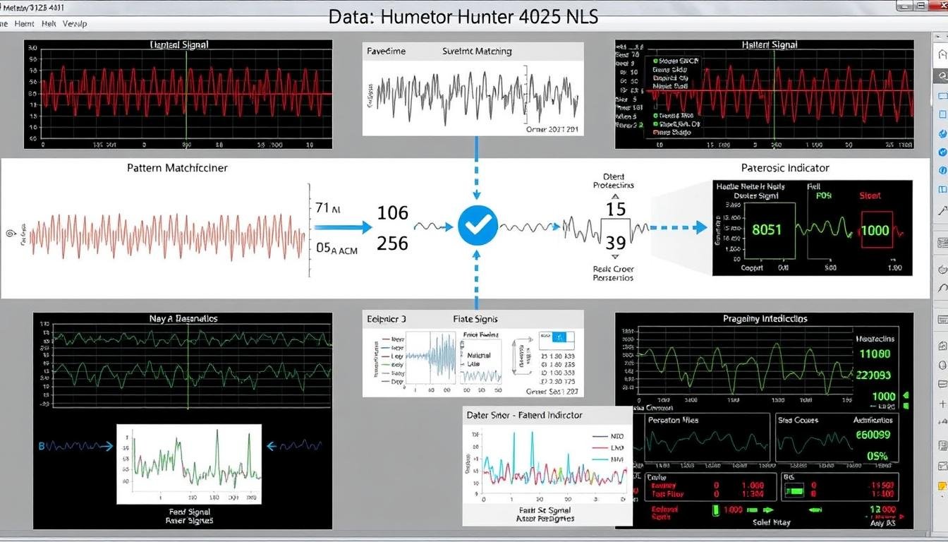 Data analysis visualization in Metatron Hunter 4025 NLS software
