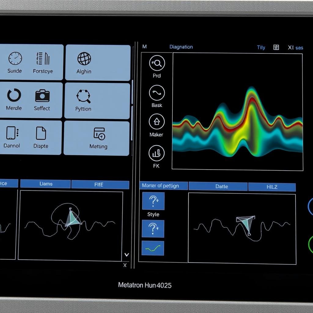 Intuitive software interface of Metatron Hunter 4025 NLS