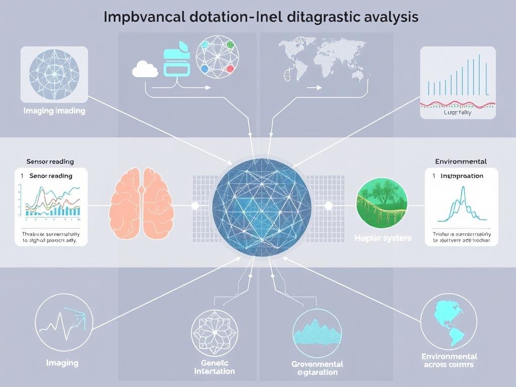 Multi-modal data integration in an advanced Non Linear Diagnostic System showing different data types being analyzed together