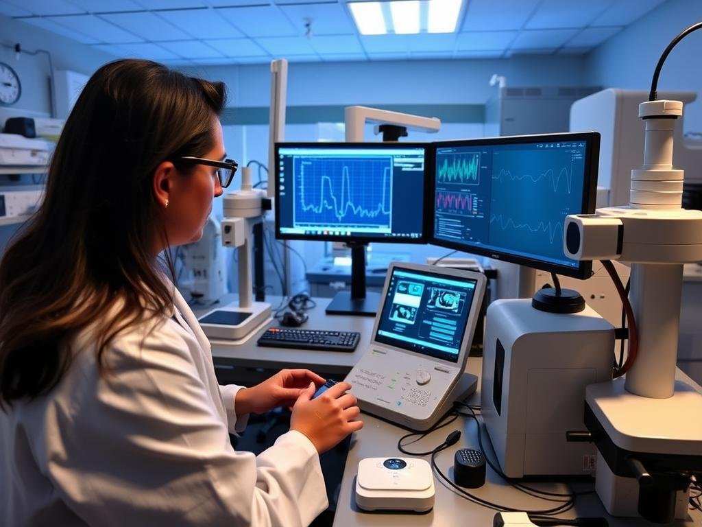 Non Linear Diagnostic System being used in a research facility