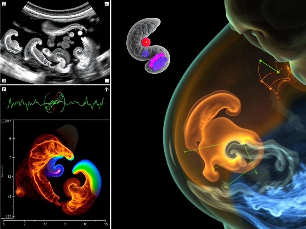 Non-linear analysis of prenatal imaging and genetic data Non-linear analysis of prenatal imaging and genetic data