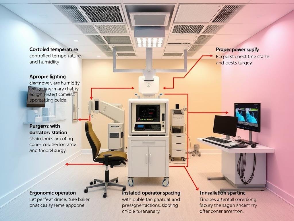 Optimal environmental setup for Non Linear Diagnostic System operation