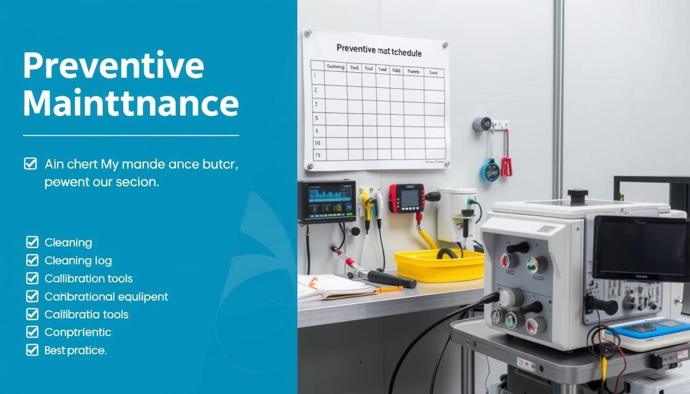 Preventive maintenance schedule for Non Linear Diagnostic System