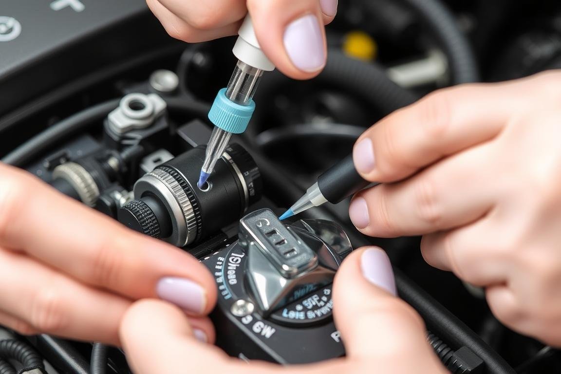 Proper cleaning techniques for Non Linear Diagnostic System sensors
