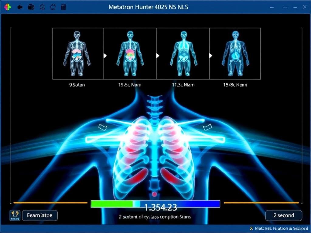 Rapid scanning process visualization from Metatron Hunter 4025 NLS