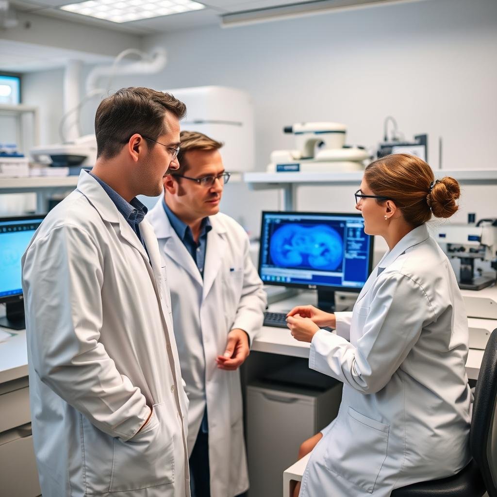 Research laboratory conducting validation studies on Non Linear Diagnostic System technology