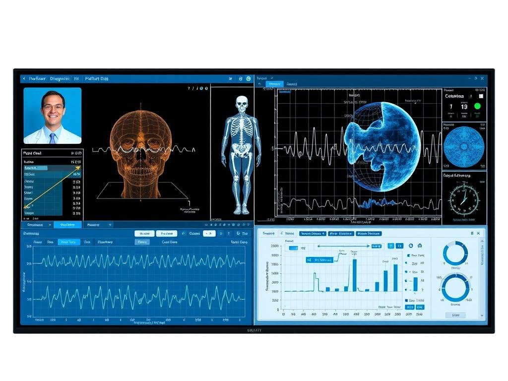 Screenshot of Non Linear Diagnostic System simulation software interface