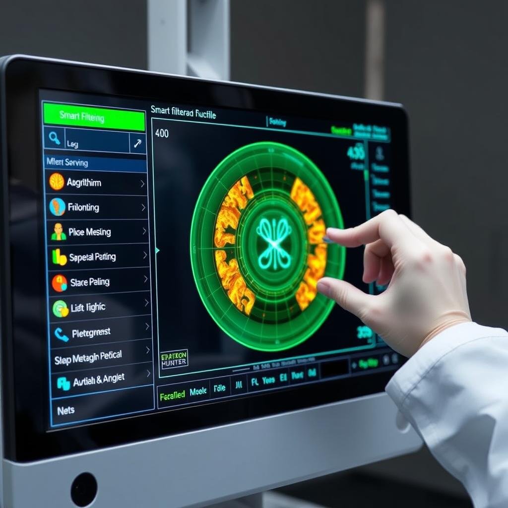 Smart filtering function in Metatron Hunter 4025 NLS software