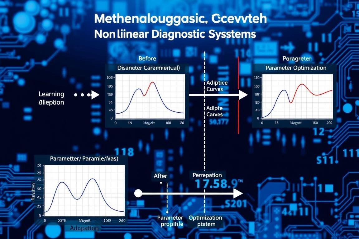Visualization of adaptive algorithms in a Non Linear Diagnostic System adjusting to new data patterns