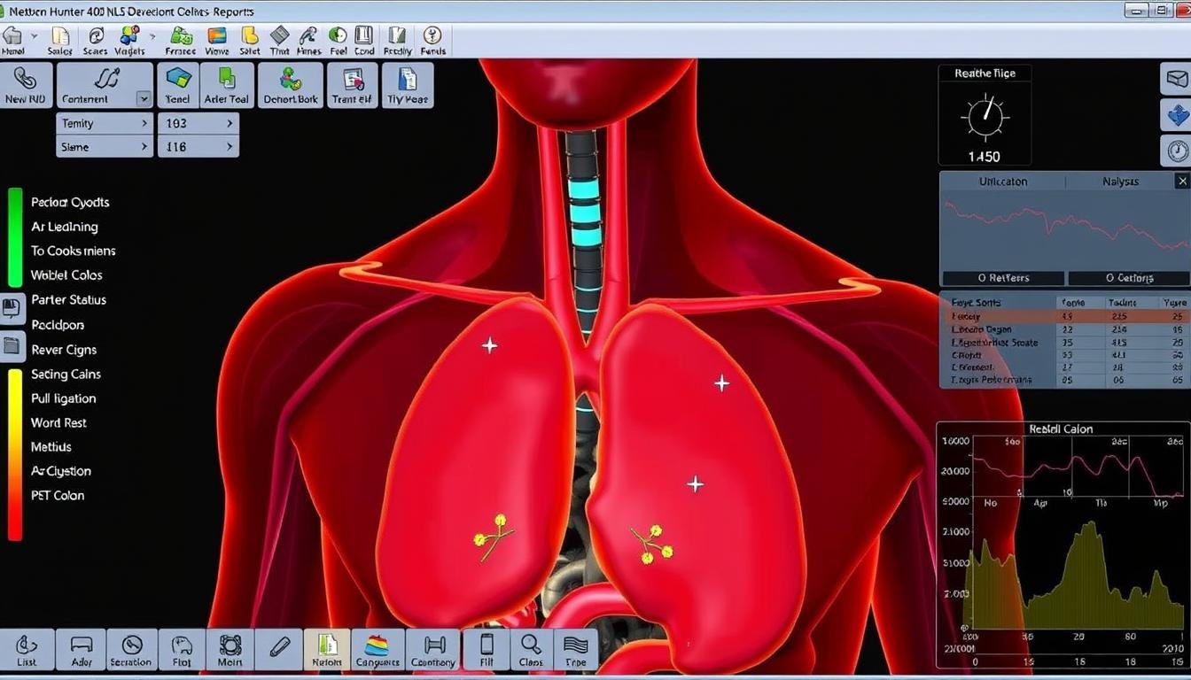 3D organ visualization on Metatron Hunter 4025 NLS software