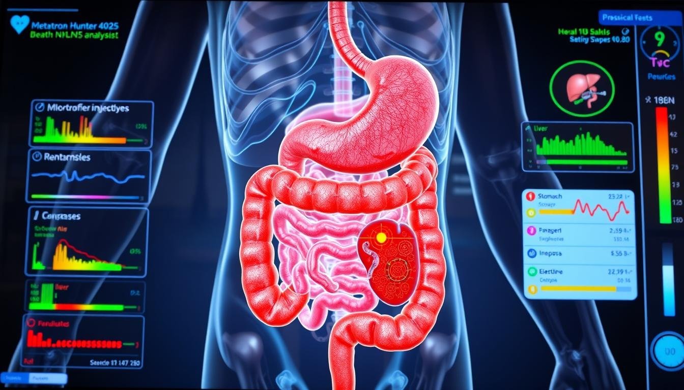 3D visualization of digestive system analysis using Metatron Hunter 4025 NLS