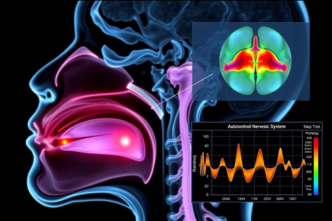 Analysis of upper respiratory tract and autonomic nervous system