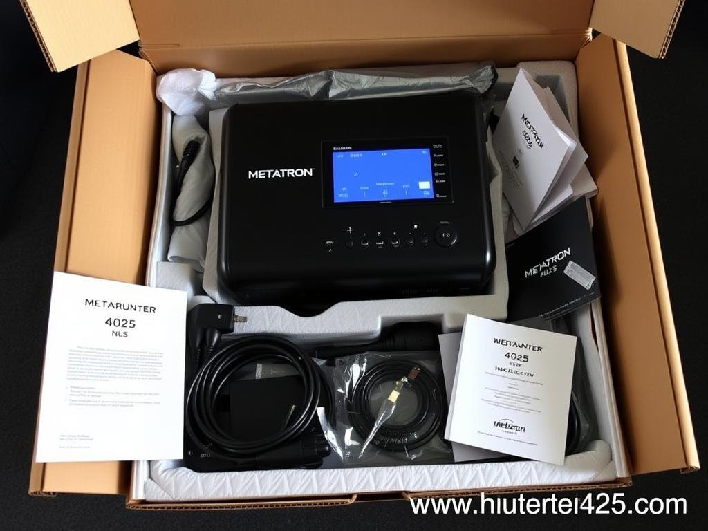 Brand new Metatron Hunter 4025 NLS system in its packaging with accessories