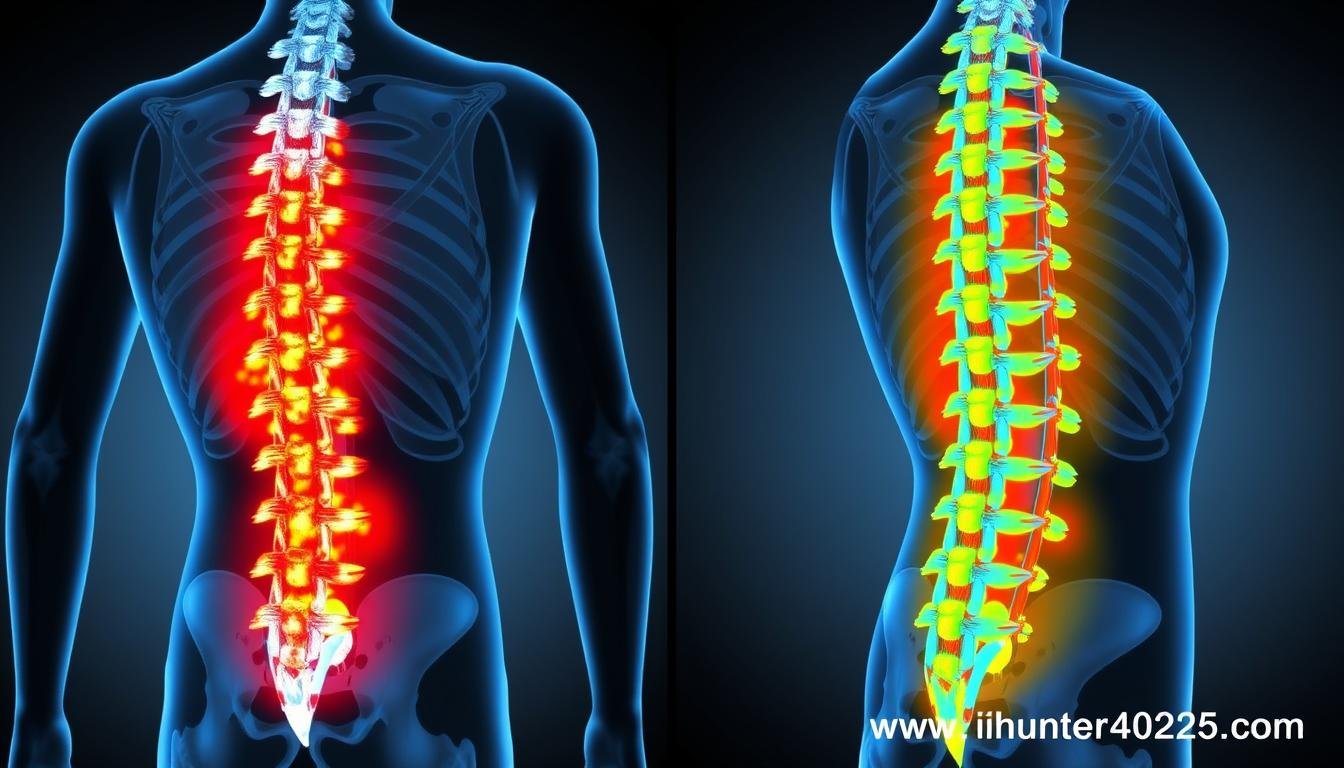 Case study visualization of lower back pain analysis with Metatron Hunter 4025 NLS
