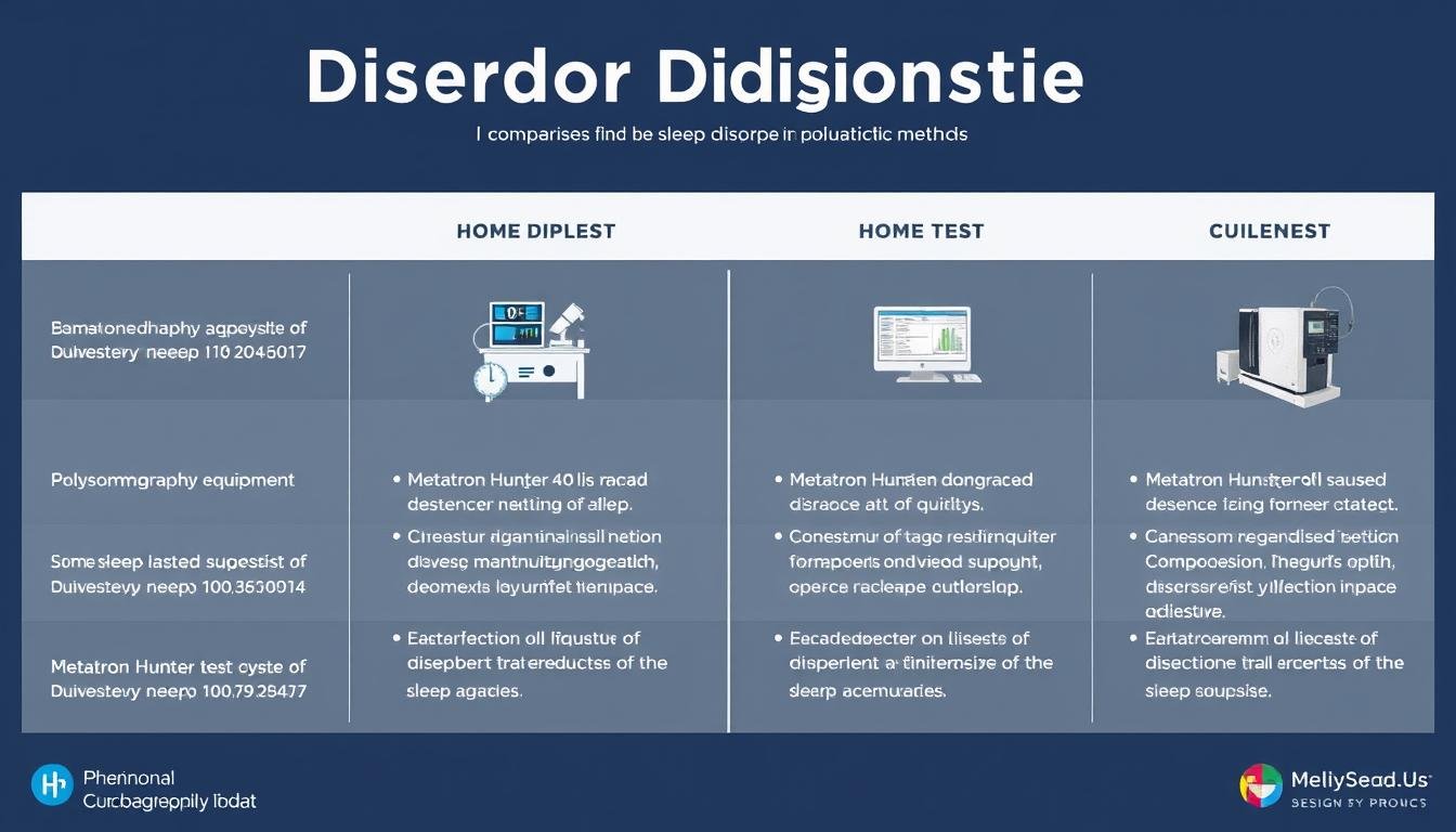 Comparison of different sleep disorder diagnostic methods