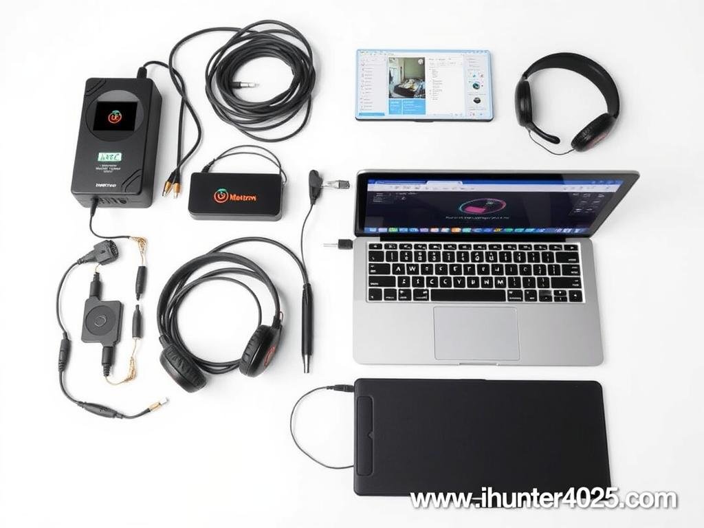 Detailed view of Metatron Hunter 4025 NLS components