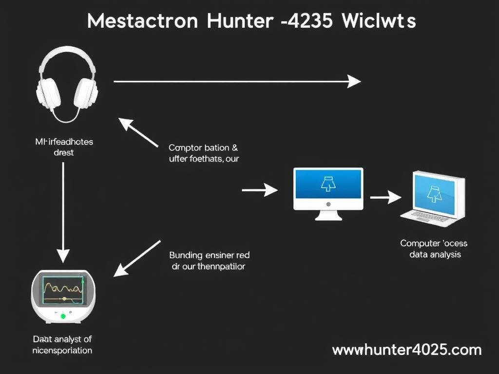 Diagram showing how the Metatron Hunter 4025 NLS technology works