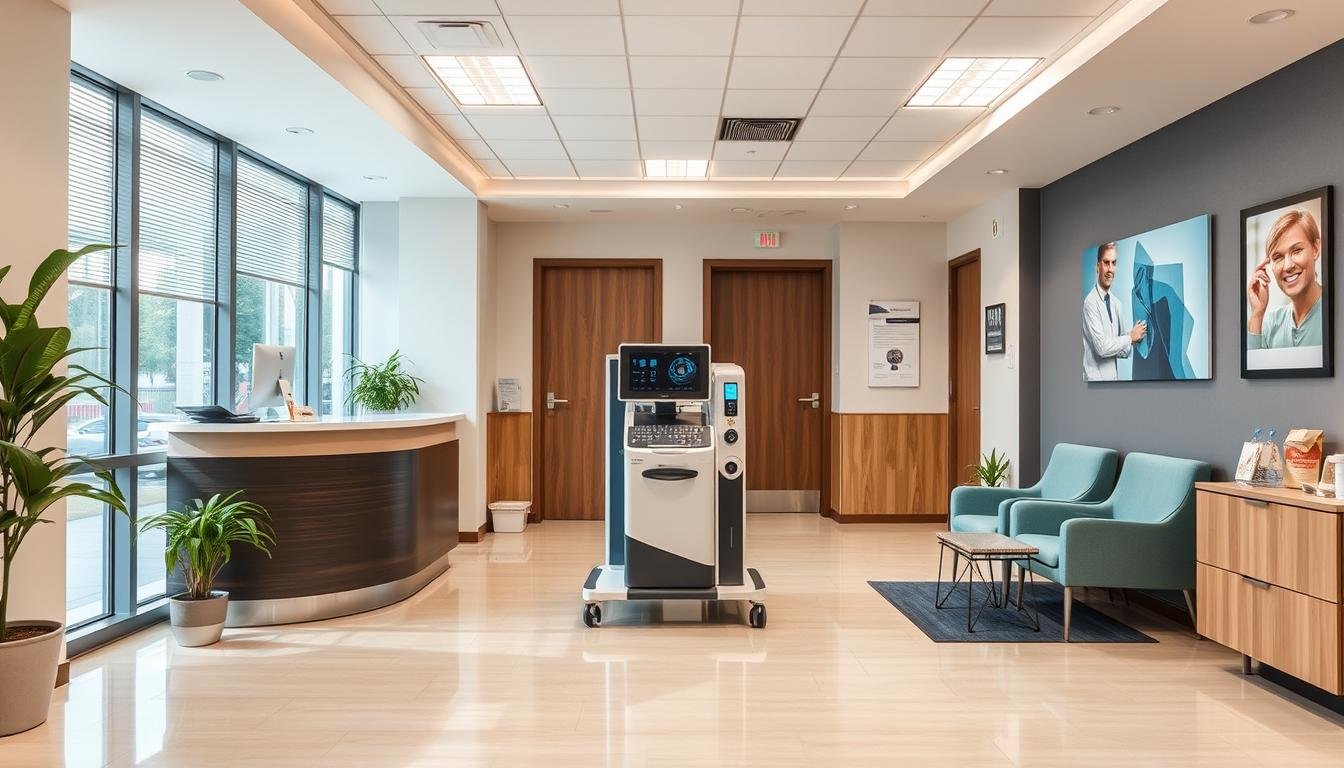 Healthcare practice featuring the Metatron Hunter 4025 NLS as a central diagnostic tool