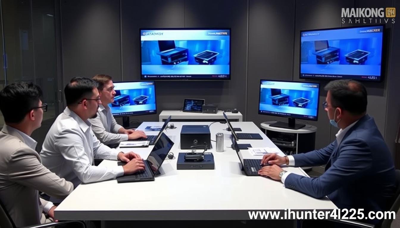 MAIKONG distributor network meeting for Metatron Hunter 4025 NLS