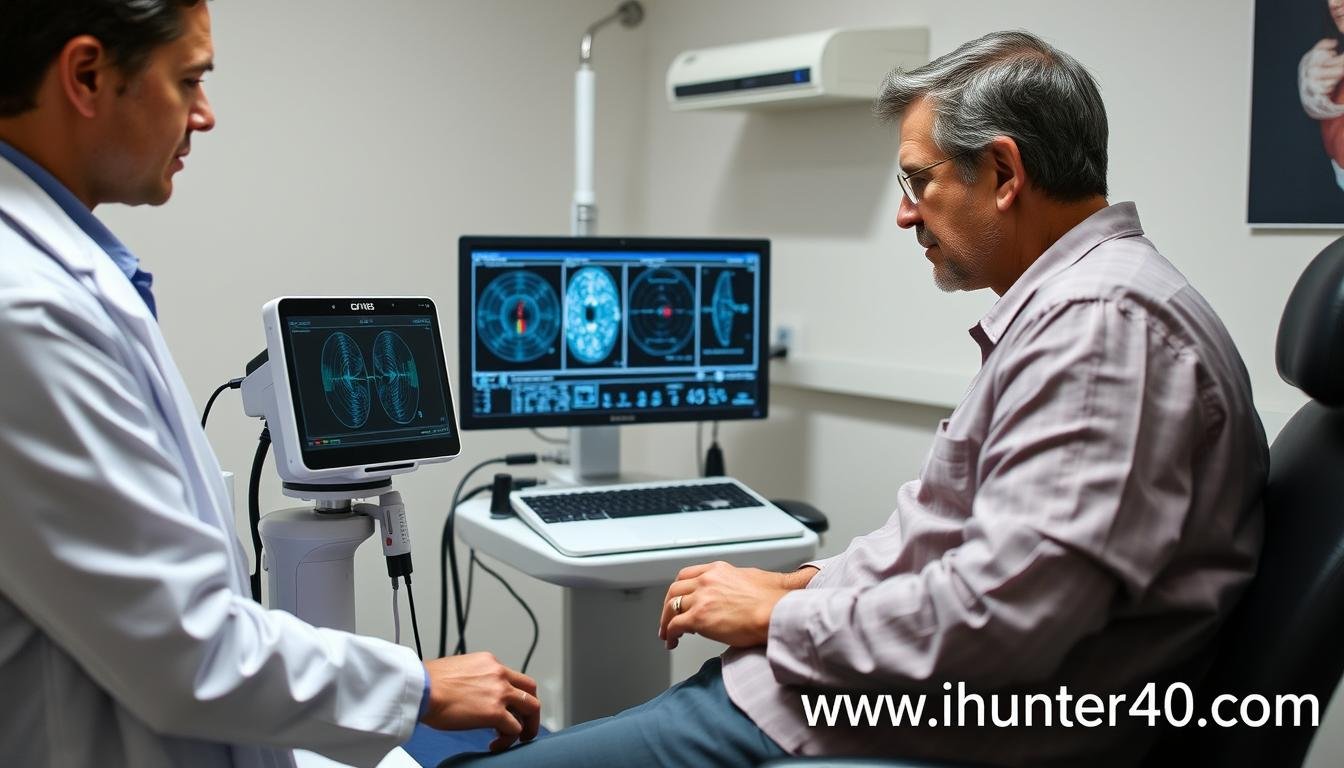 Metatron Hunter 4025 NLS being used in a clinical setting