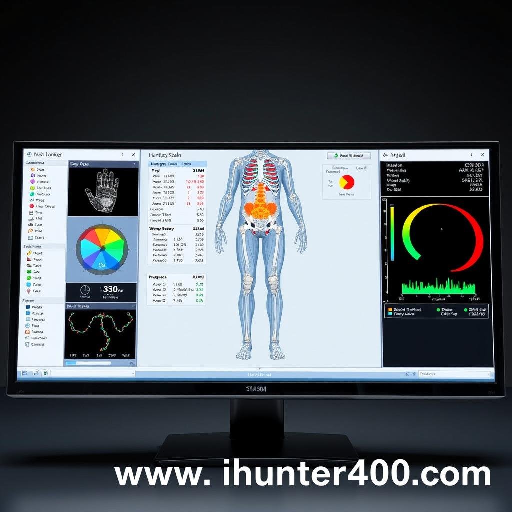 Metatron Hunter 4025 NLS software interface showing analysis results