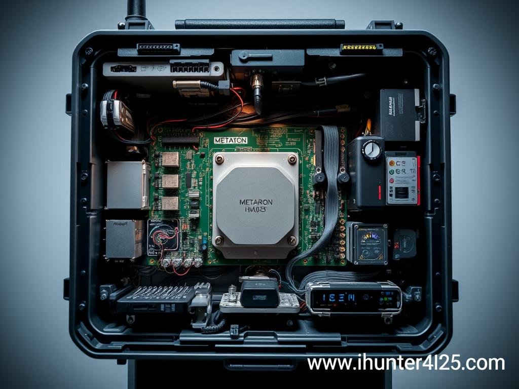 Metatron Hunter 4025 NLS technical components displayed