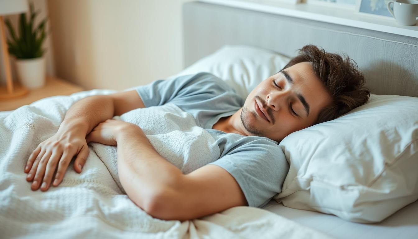 Patient sleeping peacefully after comprehensive sleep disorder assessment and treatment