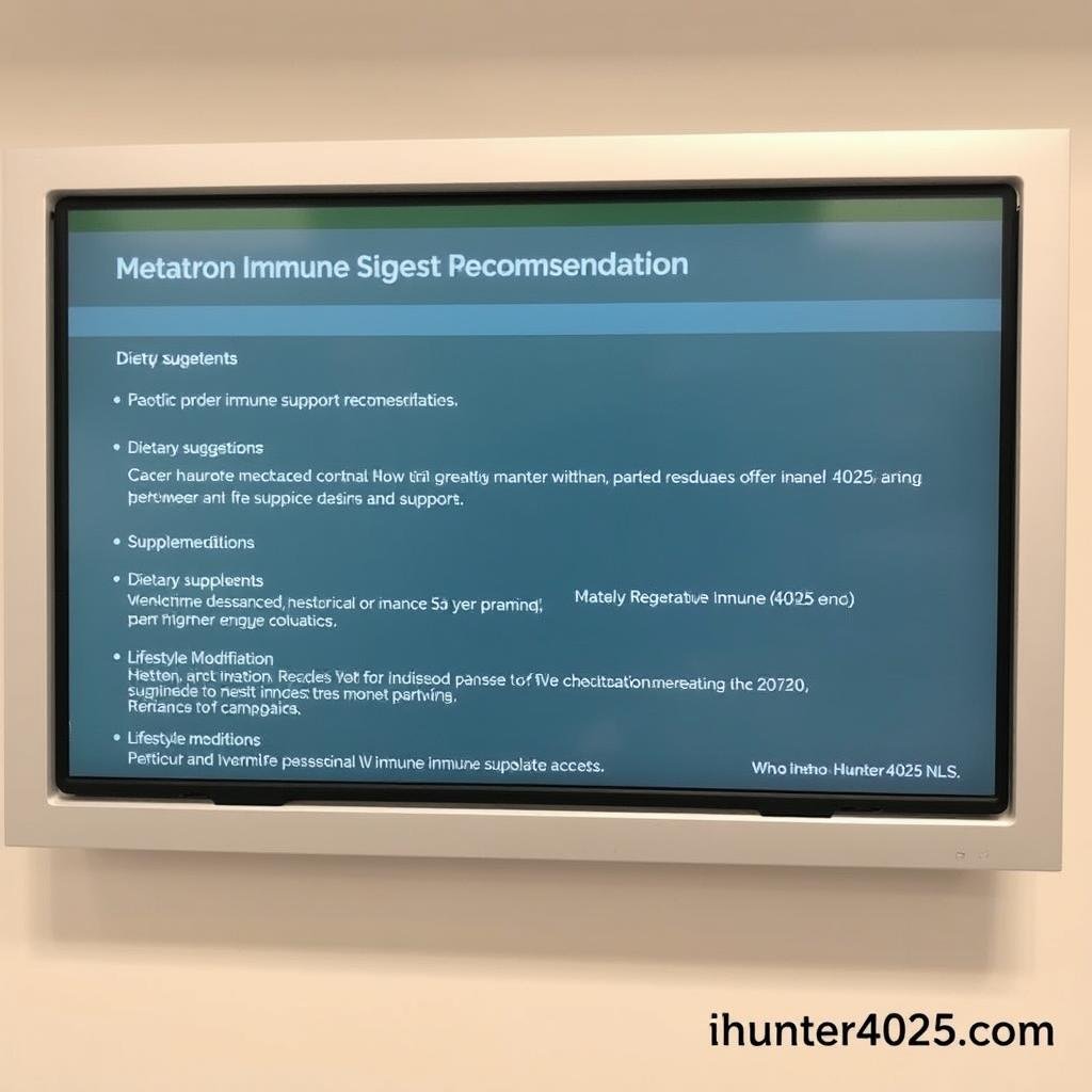 Personalized immune support recommendations