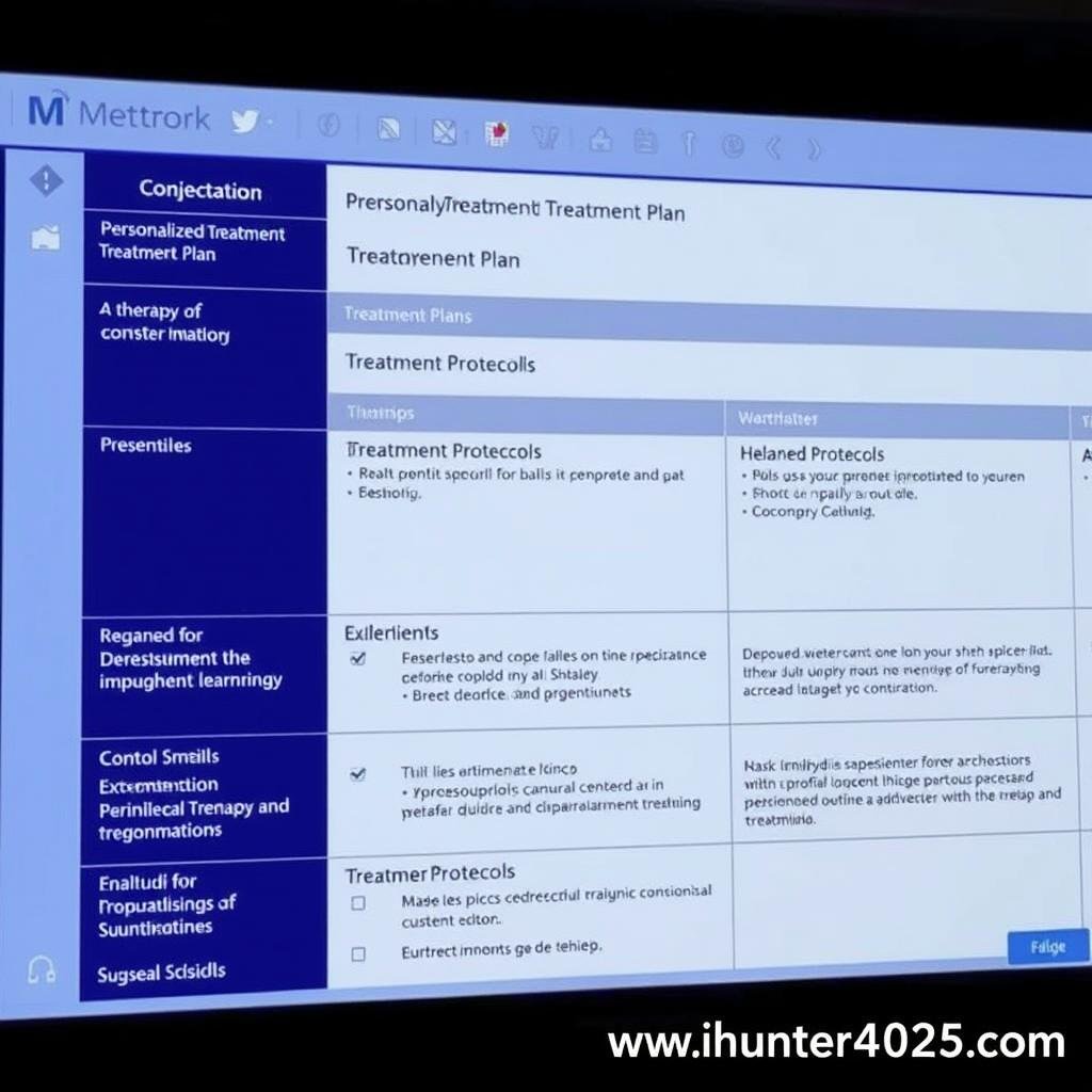 Personalized treatment plan from Metatron Hunter 4025 NLS