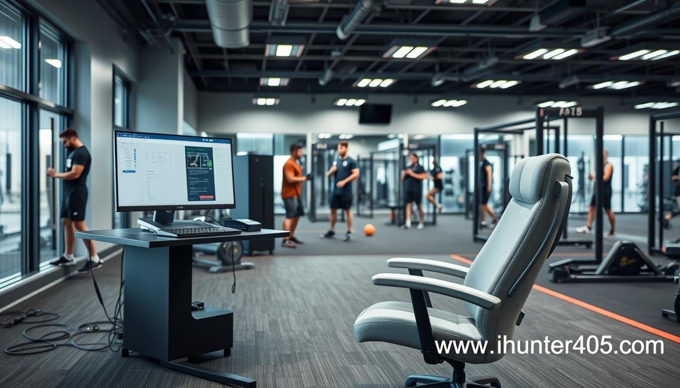 Sports facility with Metatron Hunter 4025 NLS testing station