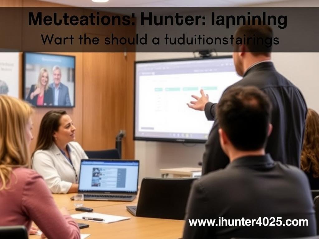 Training session for new Metatron Hunter 4025 NLS users