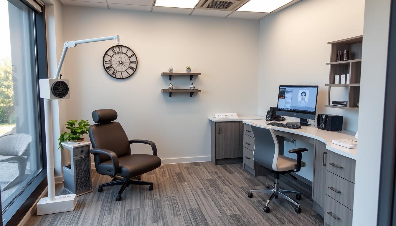 Wellness center with Metatron Hunter 4025 NLS setup