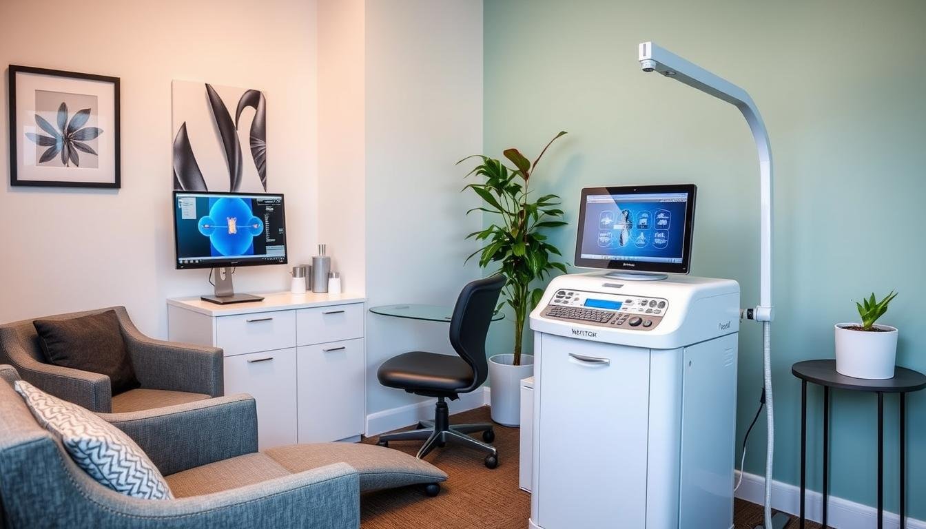 Wellness center with Metatron Hunter 4025 NLS setup