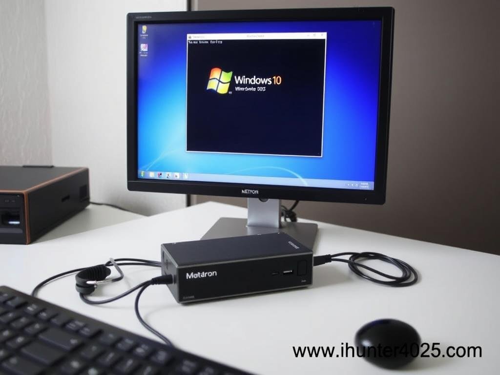 Computer setup for Metatron Hunter 4025 NLS installation