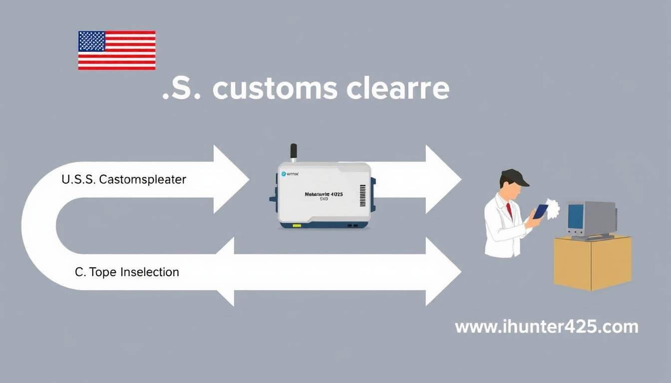 Customs clearance process for Metatron Hunter 4025 NLS