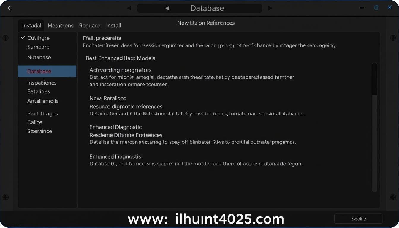 Database update interface for Metatron Hunter 4025 NLS