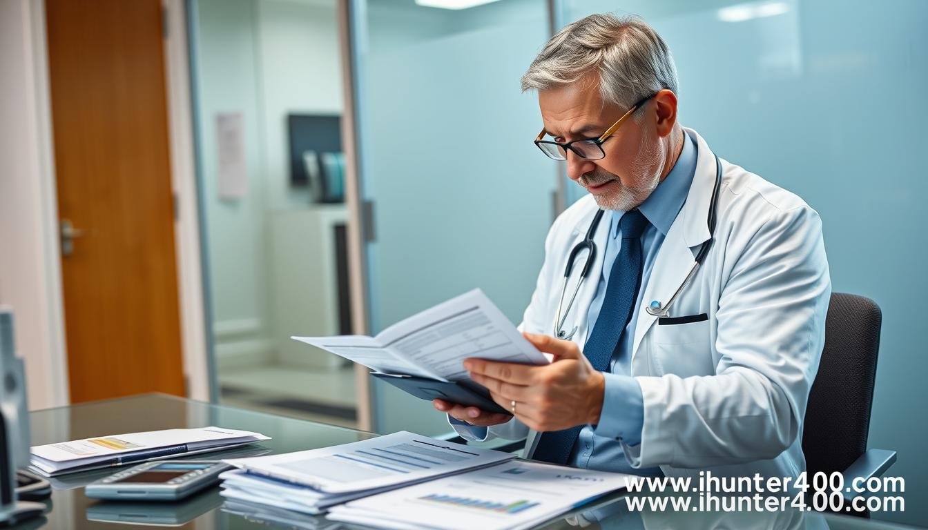 Healthcare professional making a decision about the Metatron Hunter 4025 NLS system