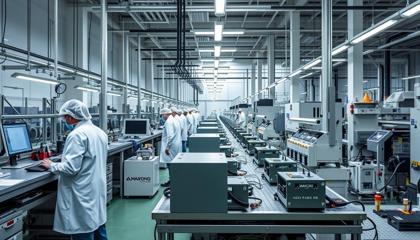 MAIKONG manufacturing facility showing quality control processes for Metatron Hunter 4025 NLS